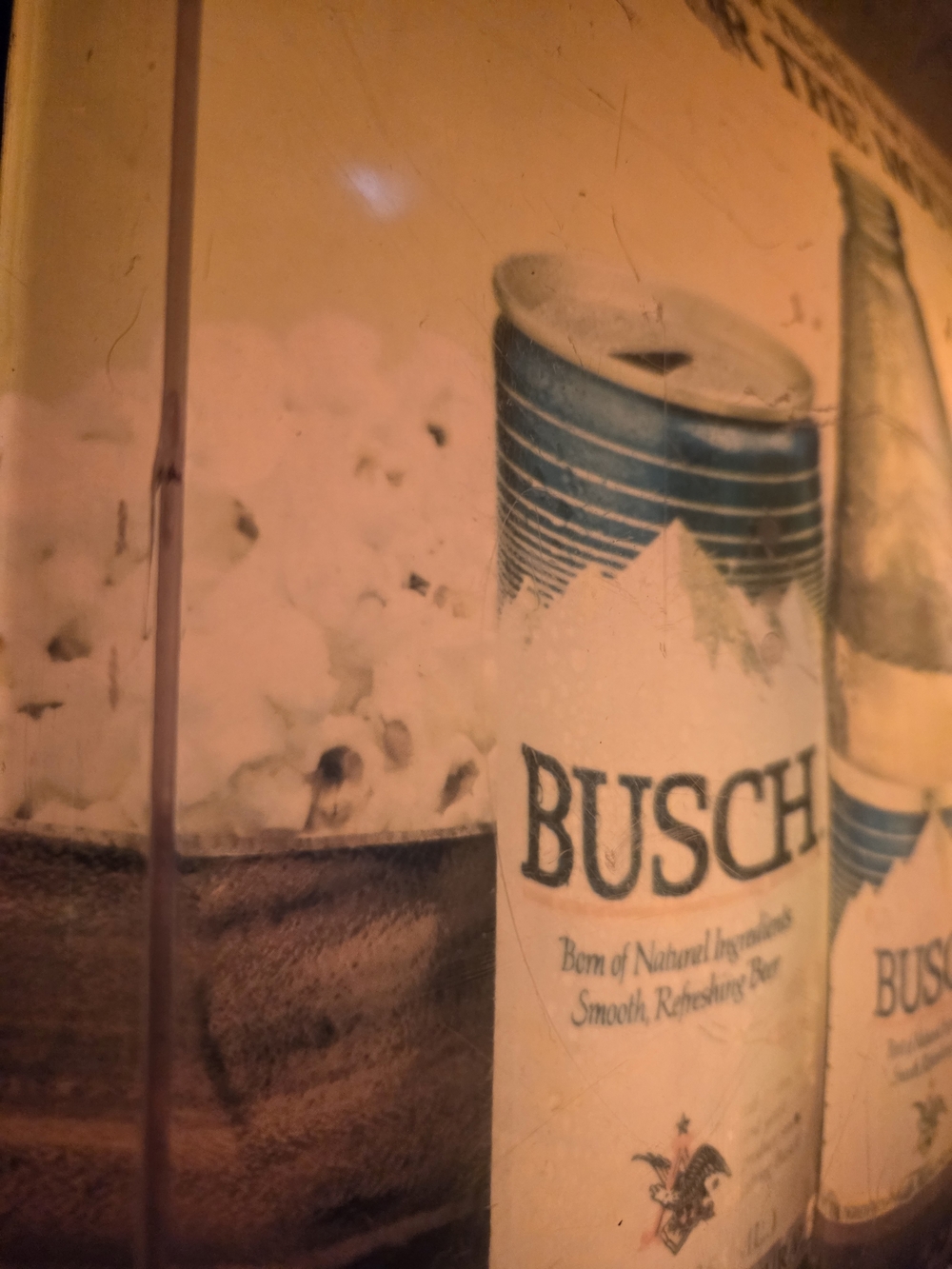 Man Cave Vintage Bush Light Up Sign. - Picture 6 of 7